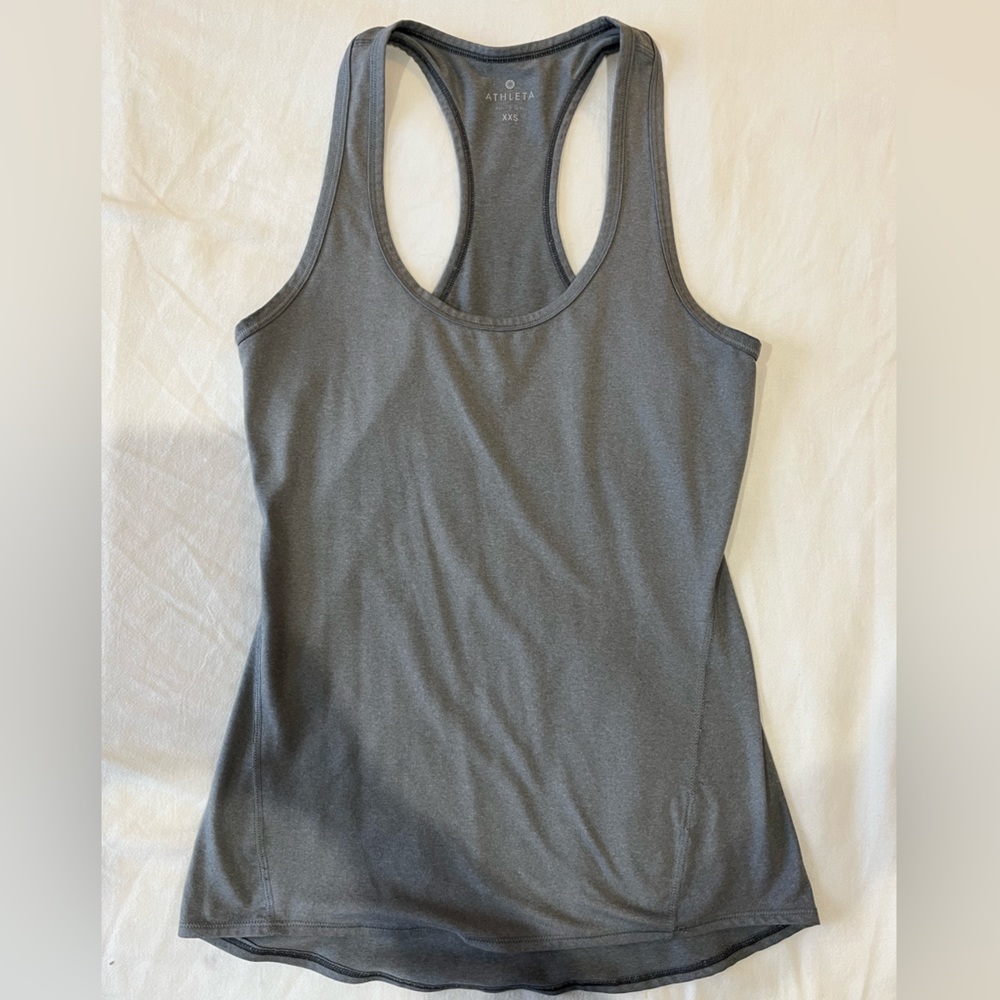 Atleta Women’s Gray Razorback Workout Tank - Picture 2 of 6